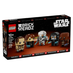 LEGO BrickHeadz Star Wars set 40796 met iconische helden en schurken uit Revenge of the 5th, 656 stukjes.