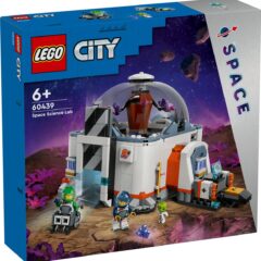 LEGO City ruimte laboratorium set 60439 voor kinderen vanaf 6 jaar, inclusief astronauten en buitenaardse figuren.