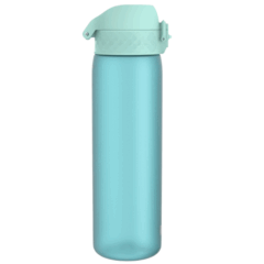 Blauwe waterfles met Flip-top deksel, herbruikbaar en BPA-vrij, ideaal voor sport en dagelijkse hydratatie.