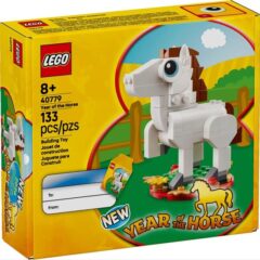 LEGO Year of the Horse set 40779, 133 stukken. Geschikt vanaf 8 jaar. Perfect cadeau voor paardenliefhebbers!