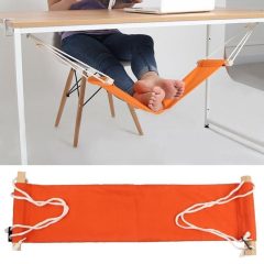 Voeten Hangmat Bureau - Oranje Voetensteun - Voetenhangmat