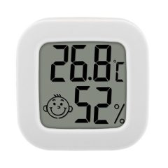 4cm Mini Thermometer - Digitaal Binnen - Wit - Huisthermometer