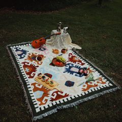 130 bij 180cm Modern Vintage Stoffen Picknickkleed Kleed voor Picknick Picknickdeken