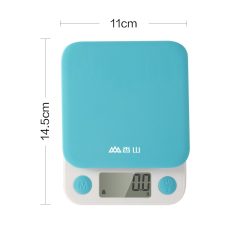Blauwe Pocket Keukenweegschaal tot 5Kg Weegschaal Keuken Digitaal