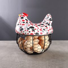 Eiermand Eierrek Eierhouder - Eieren Bewaren - Kip Gestippeld