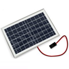 5V - 10W - USB Zonnepaneel 23x35cm Aluminium voor Camper / Powerbank
