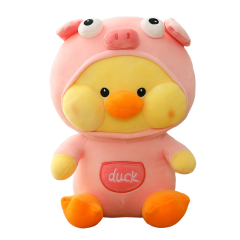 Kuiken Roze Beer Kawaii Knuffel 35cm