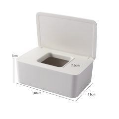 Billendoekjes Houder - Box Etui Wit - Wipe Opberger - Vochtige Tissuehouder - Vochtig Toiletpapier