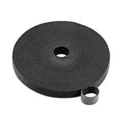 25 Meter 5cm Dubbelzijdig Klittenband Zwart Kabelbinder