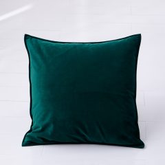 Flesgroen 50x50cm Kussensloop Flueel