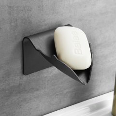 Zeephouder - Zeepbakje Hangend - Douche Muur Zonder Boren - Zwart
