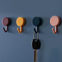 20 Plak Haakjes - Kunststof Zelfklevende Kleef Wandhaken - Plakhaakjes
