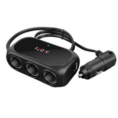 12v Adapter - USB Autolader - Splitter Auto - Zwart