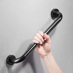 Handgreep Zwart 50cm - Trap - Douchebeugels - Wandbeugel - Badkamer Douche Toilet