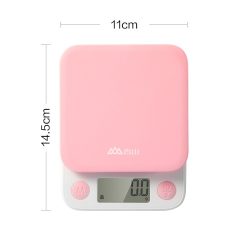Pocket Keukenweegschaal tot 5Kg - Roze - Weegschaal Keuken Digitaal