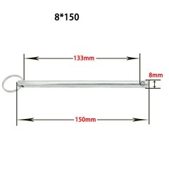 Zekeringspen Borgpen Staal Kogelkopborgpen Borgclip Kogelpen M8*150mm
