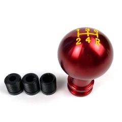 Aluminium Versnellingspook - Rood Bol - Pookknop 5 Versnellingen