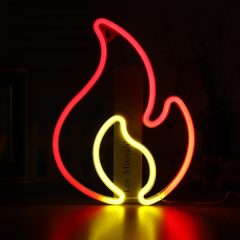 Vuur Vlam Led Lamp Design Usb en Batterij