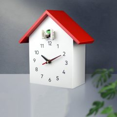 Koekoeksklok Elektrisch - Modern - Wit Rood