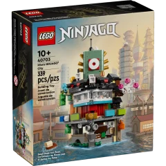 LEGO Ninjago Micro City set 40703 met 339 stenen, ideaal voor fans vanaf 10 jaar.