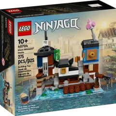 LEGO Ninjago 40704 bouwset, 275 stuks, Micro Ninjago Docks. Geschikt voor kinderen vanaf 10 jaar.