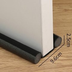 Deur Tochtstopper Gang Dubbele Tochtrol Binnen 90cm Dubbel Stof Tochtborstel Onderkant