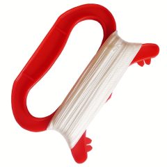 100 Meter Vliegertouw op Handgreep - Vliegerlijn - Vliegerdraad - Rood