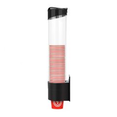Zwart Bekerdispenser - Plastic - Ophangbaar - Bekerhouder