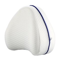 Ergonomisch knie-kussen met ritssluiting voor betere nachtrust en ondersteuning van de wervelkolom.