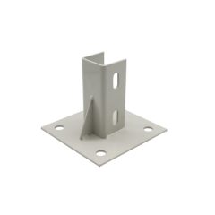 Aluminium Extrusie Profiel - 4040 - Wit Grondplaat Voetplaat - 40x40