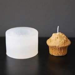 Cupcake Kaars Mal Gietmal Brownie Silicone Kaarsen Zeep Maken