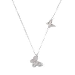 Zilveren Vlinder Ketting 925