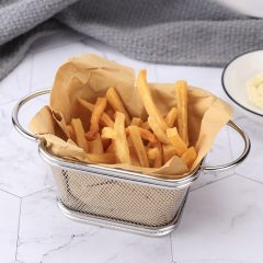 6x Frietmandje - Frituurmandje - Serveermandje Frietbakje Patatbakjes