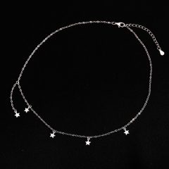 Zilveren Sterretjes Ketting 925