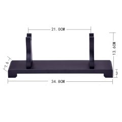 Metalen standaard met afmetingen 34,8x21x13,6 cm. Ideaal voor displays of het organiseren van je ruimte.