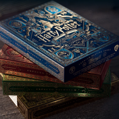 Set van 4 Harry Potter Speelkaarten Kaartspel