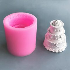Taart Kaars Mal Gietmal Bruidstaart Silicone Gips Zeep Huwelijkscadeau