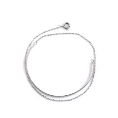 Armband Zilverkleurig Halve Maan