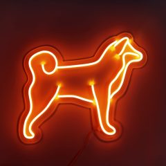 Shiba Inu Neon Bord Hond Honden Lamp LED