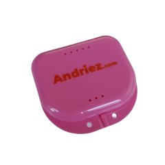 Beugelbakje - Roze - Gebitsbakje Beugeldoosje - Prothese Bakje - Gebittenbakje - Andriez