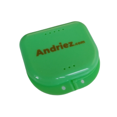 Beugelbakje - Groen - Gebitsbakje Beugeldoosje - Prothese Bakje - Gebittenbakje - Andriez