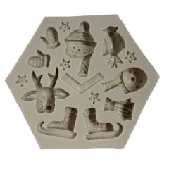 Kerst Siliconen Fondant Mal Chocolade Zeep Kaarsen Maken