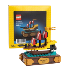 LEGO Barracuda Seas bouwset met schip en verpakking, 148 stukjes, geschikt voor kinderen vanaf 10 jaar.