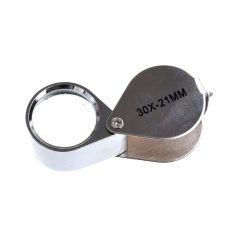 30x Vingerloep Pocket Vergrootglas Opvouwbare Zakloep Juweliersloep