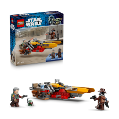 LEGO Star Wars set met een ruimteschip en unieke figuren, geschikt voor kinderen vanaf 7 jaar, 207 onderdelen.